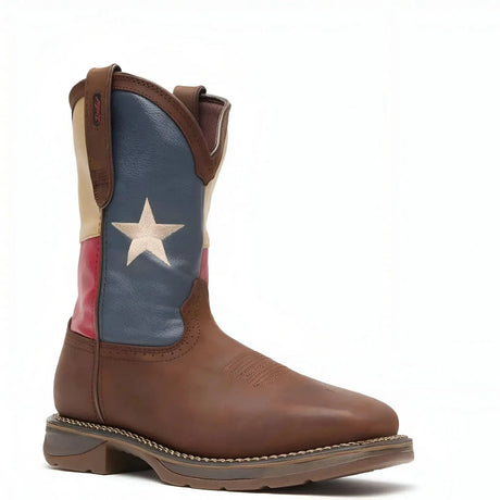 Durango Rebel Steel Toe Texas Flag Western Boot Sole