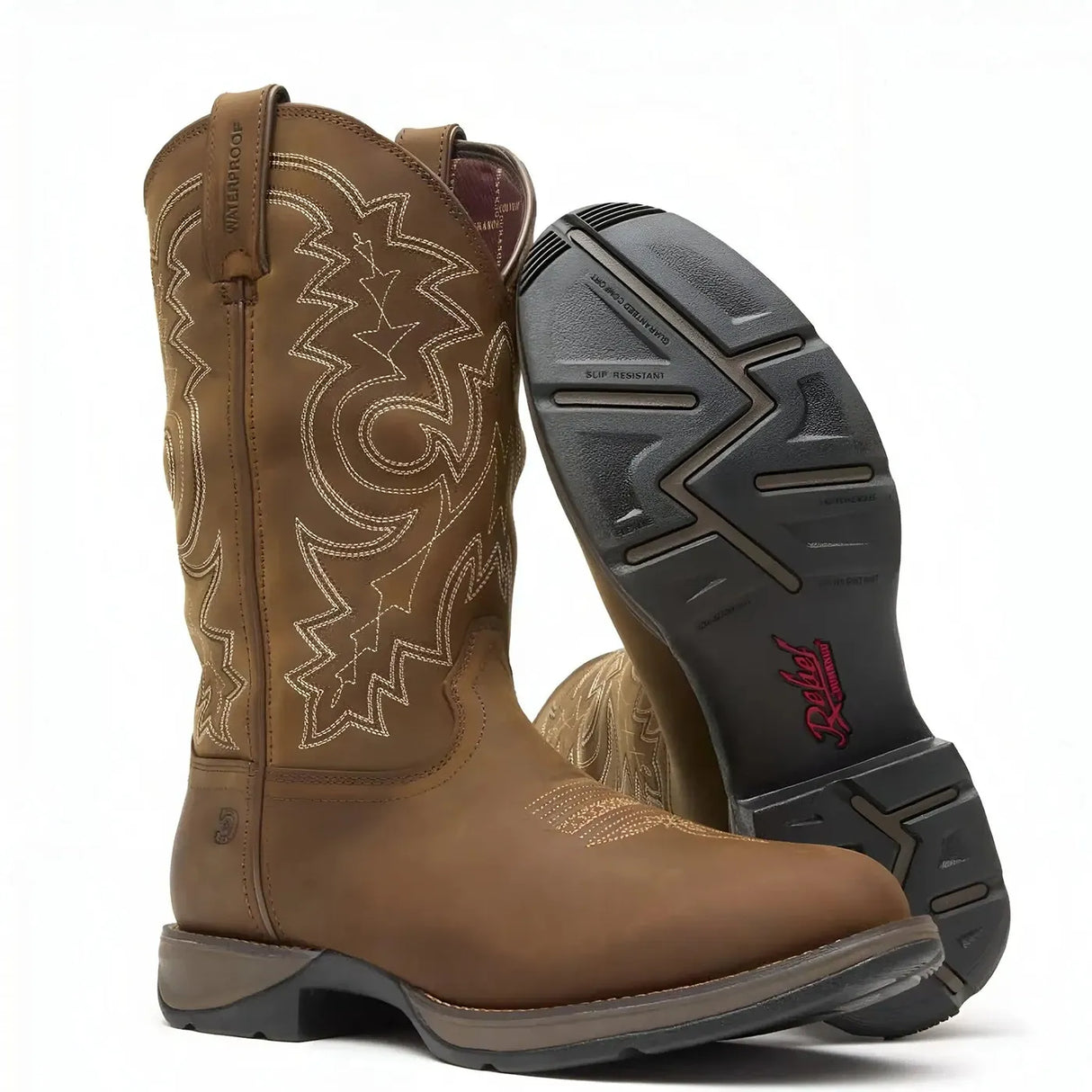 Durango Rebel Waterproof Western Boot Sole