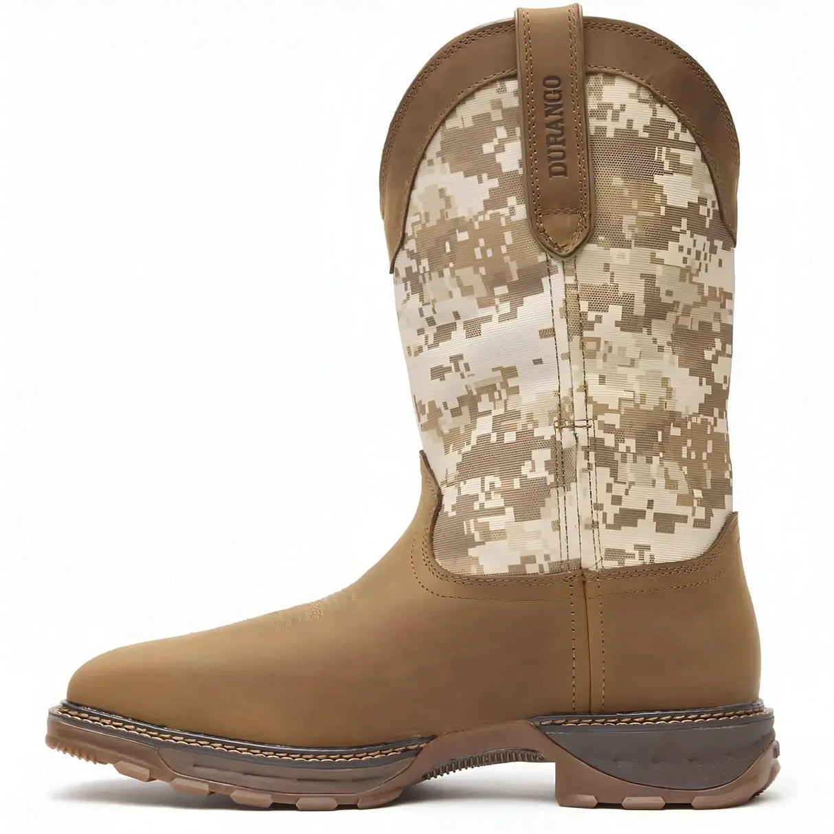 Durango Maverick XP Steel Toe Waterproof Western Work Boot Desert Camo