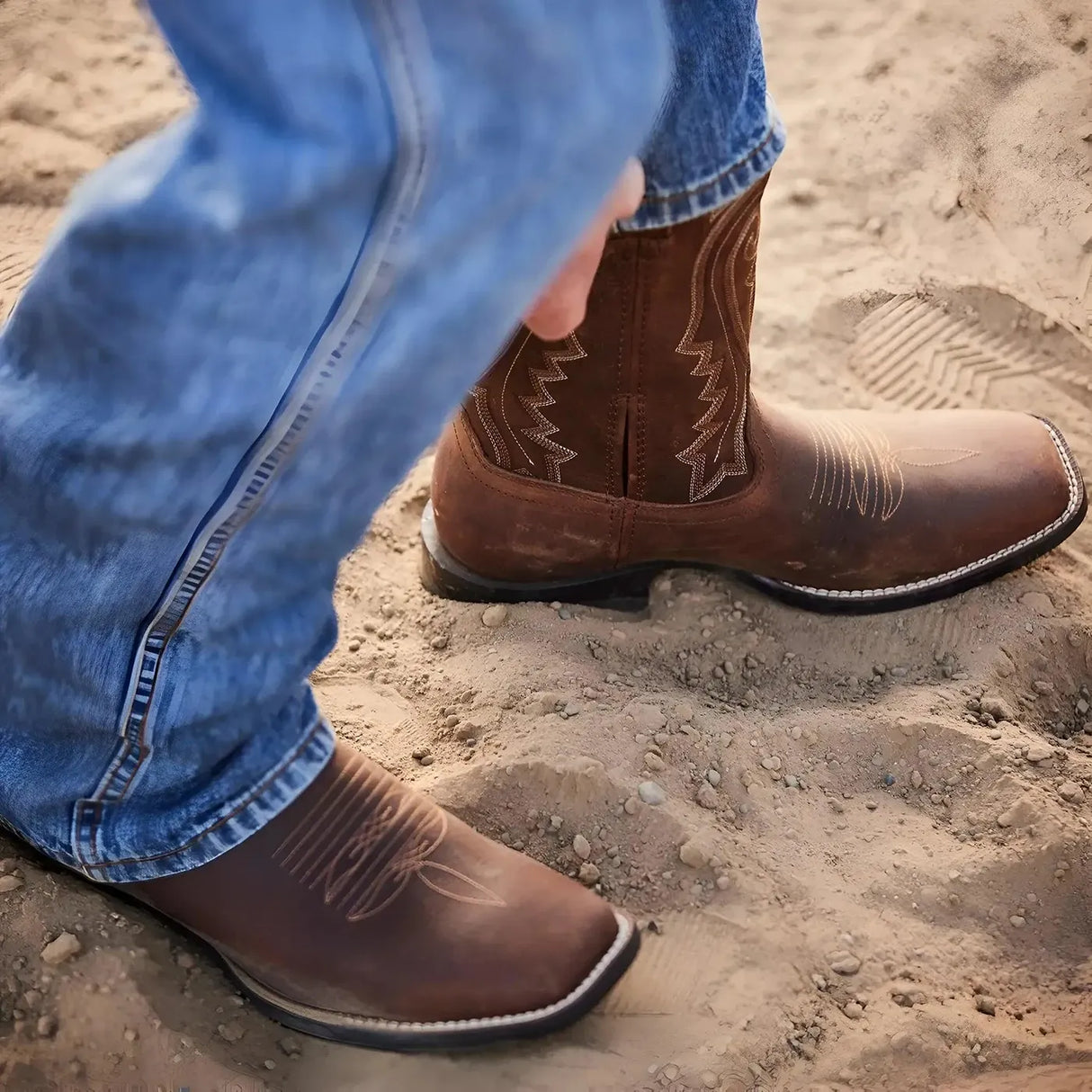 Durango Westward Prairie Brown Western Boot Sole