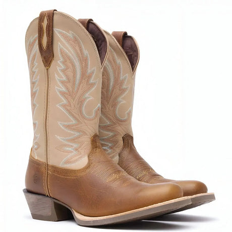Durango Rebel Pro Golden Brown & Bone Western Boot Sole