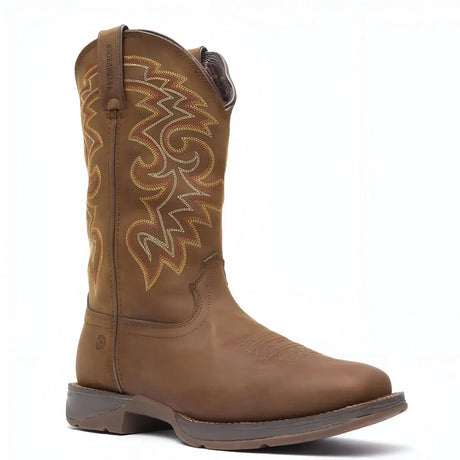 Durango Rebel Waterproof Russet Western Boot Sole