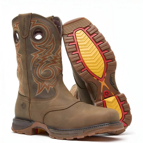 Durango Maverick XP Composite Toe Waterproof Western Work Boot Brown Sole