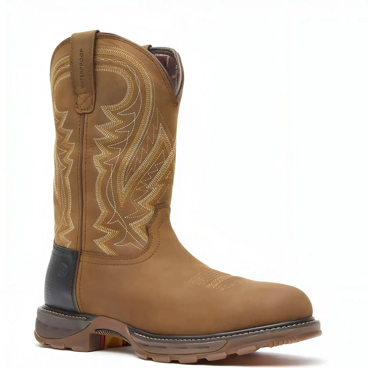 Durango Maverick XP Steel Toe Waterproof Western Work Boot Coyote Brown Inner