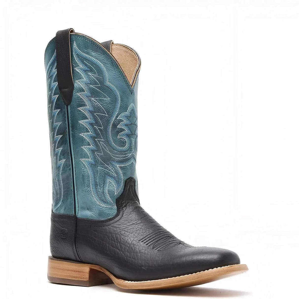 Durango Arena Pro Black and Blue Lagoon Western Boot Inner