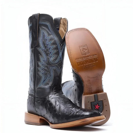 Durango PRCA Collection Full-Quill Ostrich Western Boot Black Sole