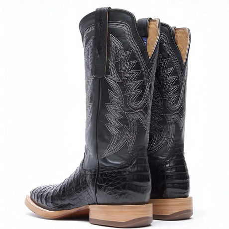Durango PRCA Collection Caiman Belly Western Boot Black Sole