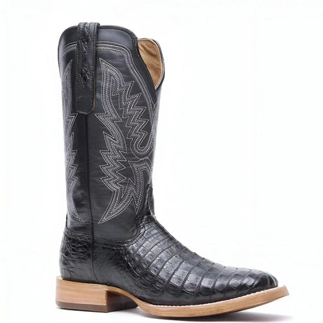 Durango PRCA Collection Caiman Belly Western Boot Black Inner