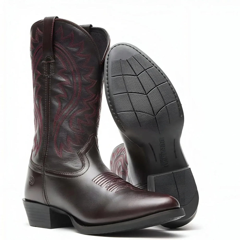 Durango Shyloh Burgundy Western Boot Sole