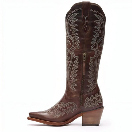 Durango Women’s Durango Crush Tall Western Boot Mahogany Inner