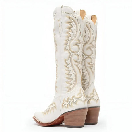 Durango Women’s Durango Crush Tall Western Boot Ivory Sole
