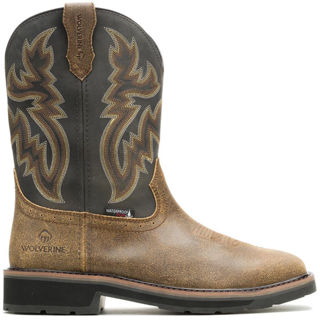 Rancher Wing WP Steel-Toe Pull-On Work Boot Black