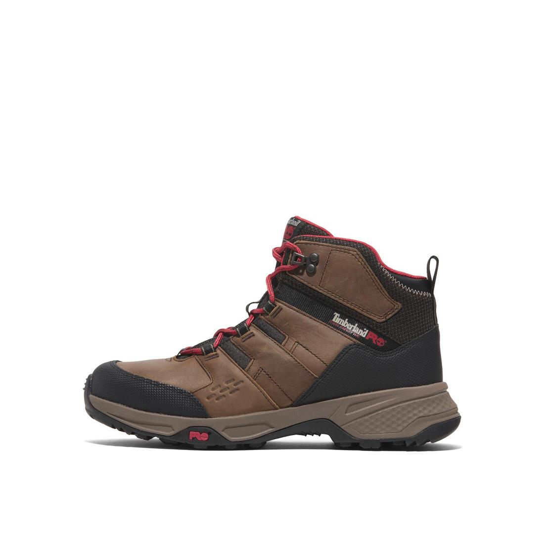 Switchback Lt 6 Inch Steel-Toe Work Boot Brown/Red