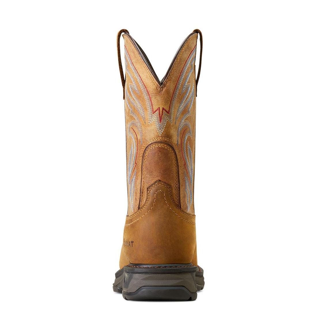 Ariat WorkHog XT Waterproof Work Boot Distressed Brown Upper