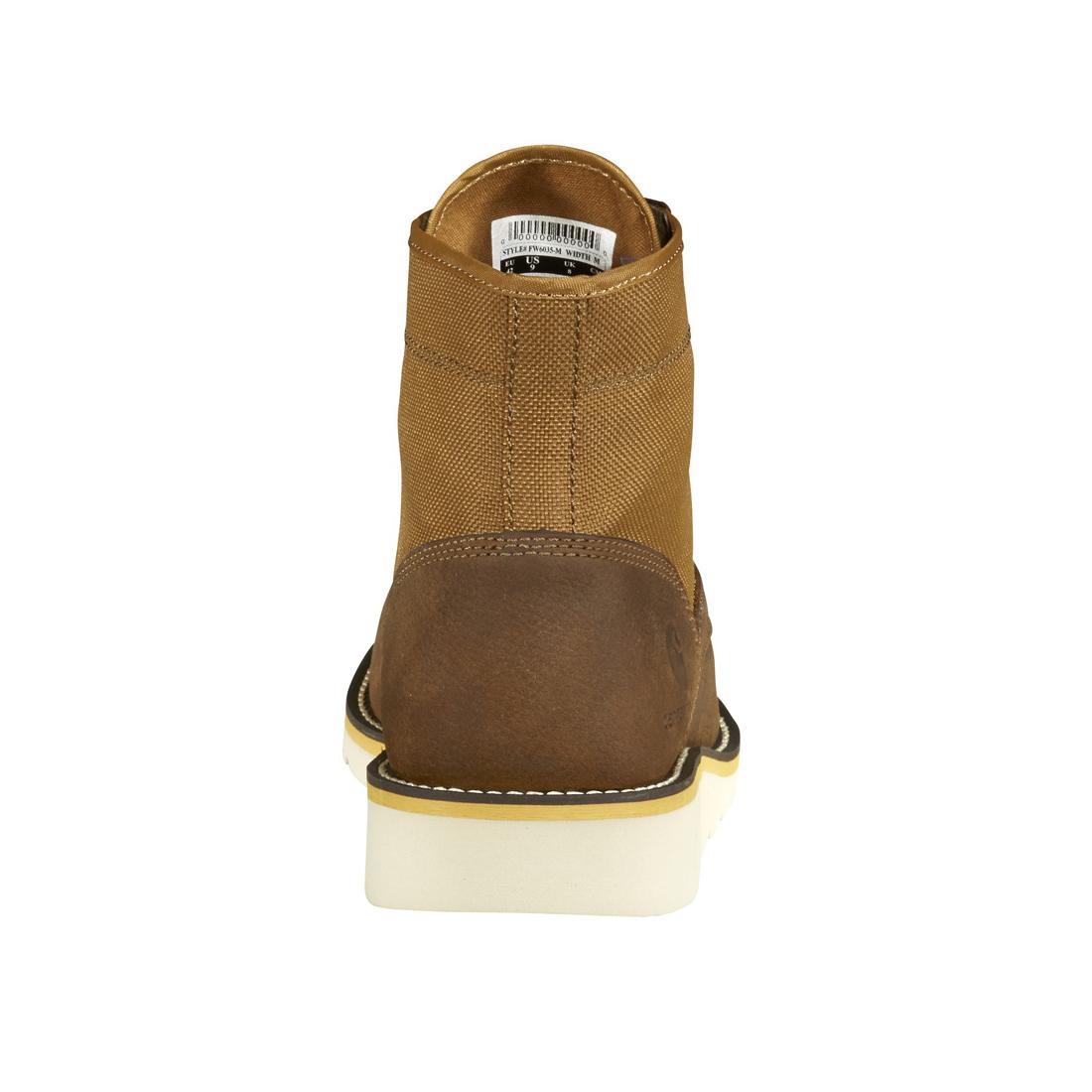Carhartt 6" F/L Moc Toe Wedge Soft Toe Boot Brown FW6035-M back