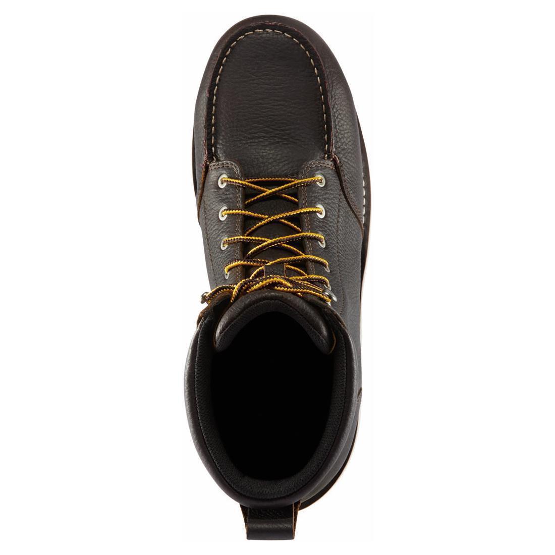 Danner Cedar River Moc Toe 8" Dark Brown AL Boot 14306 Front Image