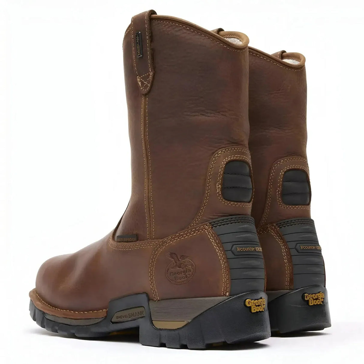 Georgia Boot Eagle One Waterproof Pull On Work Boot Heel