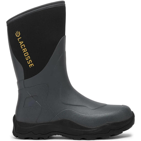 Lacrosse Alpha Agility Field Boot 12" Black/Gray 1