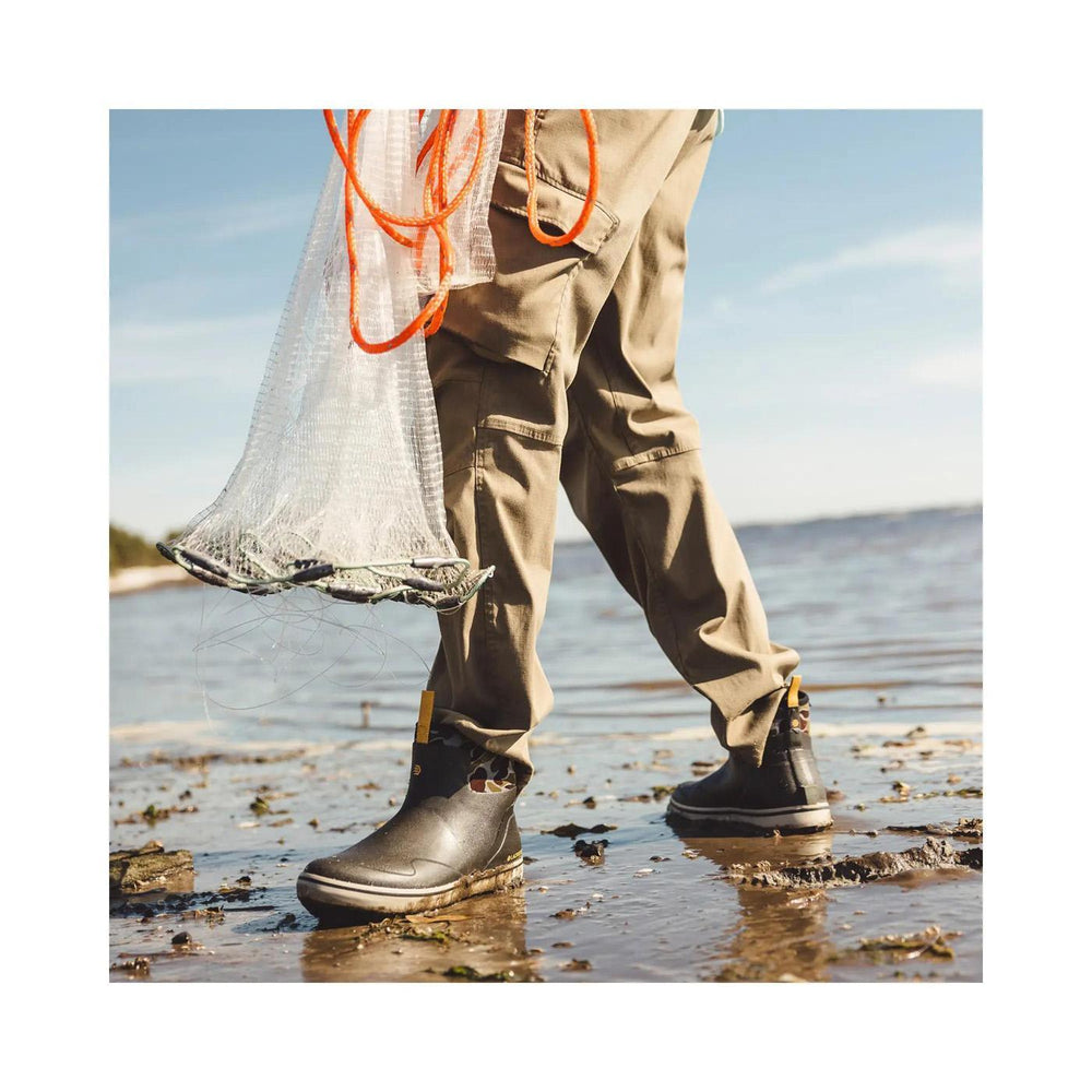 Lacrosse Alpha Deck Boot 6" Black Olive/Camo 2