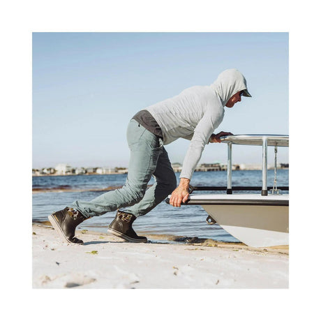 Lacrosse Alpha Deck Boot 6" Black Olive/Camo 7