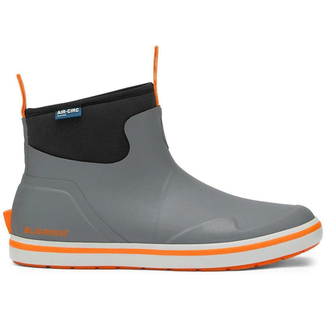 Lacrosse Alpha Deck Boot 6" Gray/Orange 1