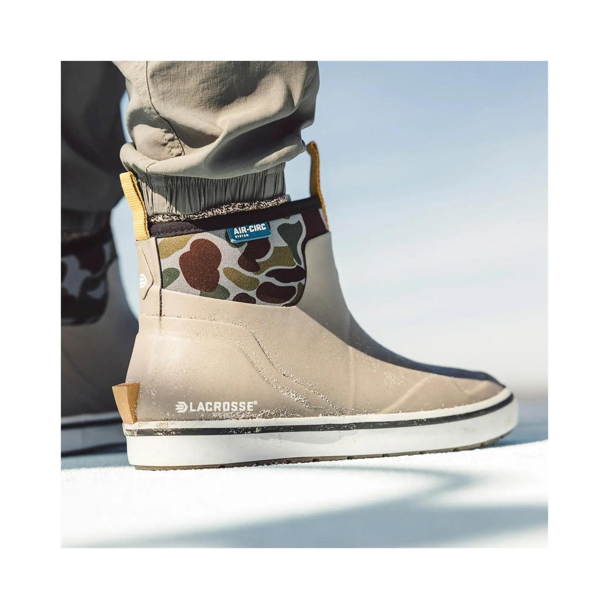 Lacrosse Alpha Deck Boot 6" Timber Wolf/Camo 9