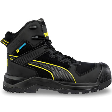 Puma Safety Rock HD 6" Composite Toe Work Boots – Black image view 1