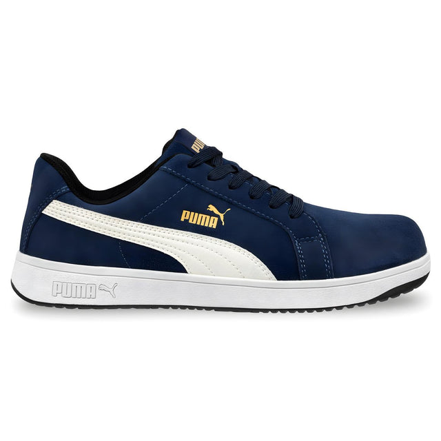 Puma Safety Iconic Composite Toe Work Shoes – Navy image view 1