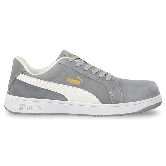 Puma Safety Iconic Composite Toe Work Shoes – Grey image view 1