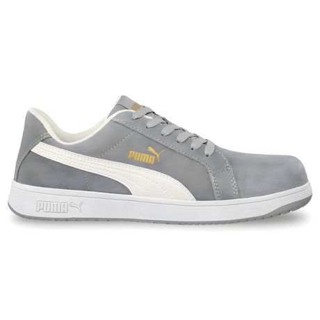 Puma Safety Iconic Composite Toe Work Shoes – Grey image view 1