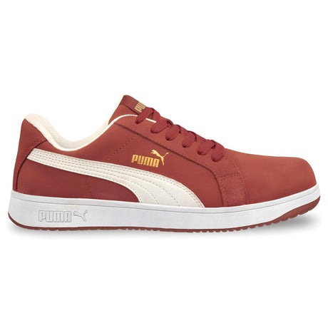 Puma Safety Iconic Composite Toe Work Shoes – Red image view 1