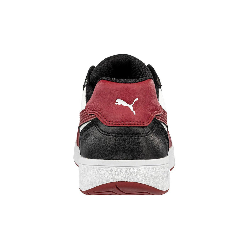 Puma Safety Frontcourt Composite Toe Work Shoes – Black White Red image view 5