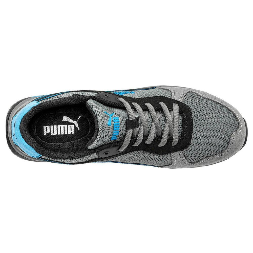 Puma Safety Frontside Grey Composite Toe Work Shoes – Blue image view 4