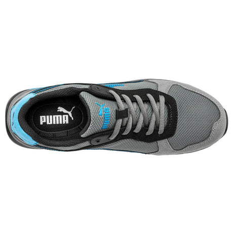 Puma Safety Frontside Grey Composite Toe Work Shoes – Blue image view 4
