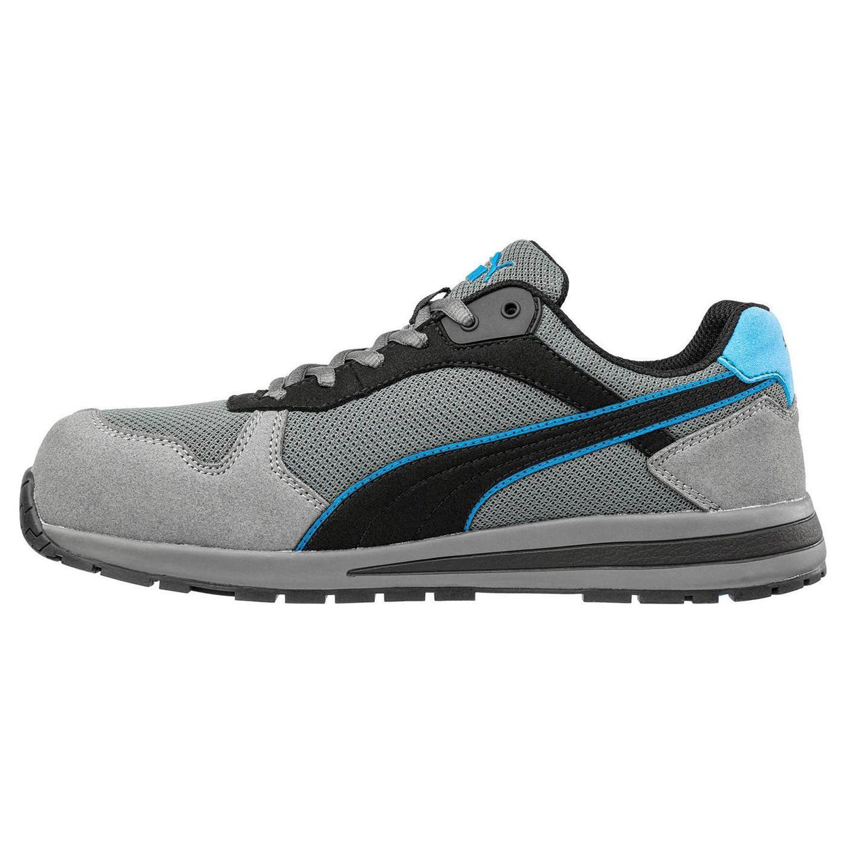 Puma Safety Frontside Grey Composite Toe Work Shoes – Blue image view 2