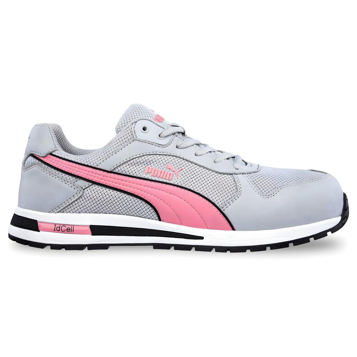 Puma Safety Frontside Grey Women’s Composite Toe Work Shoes – Pink image view 1