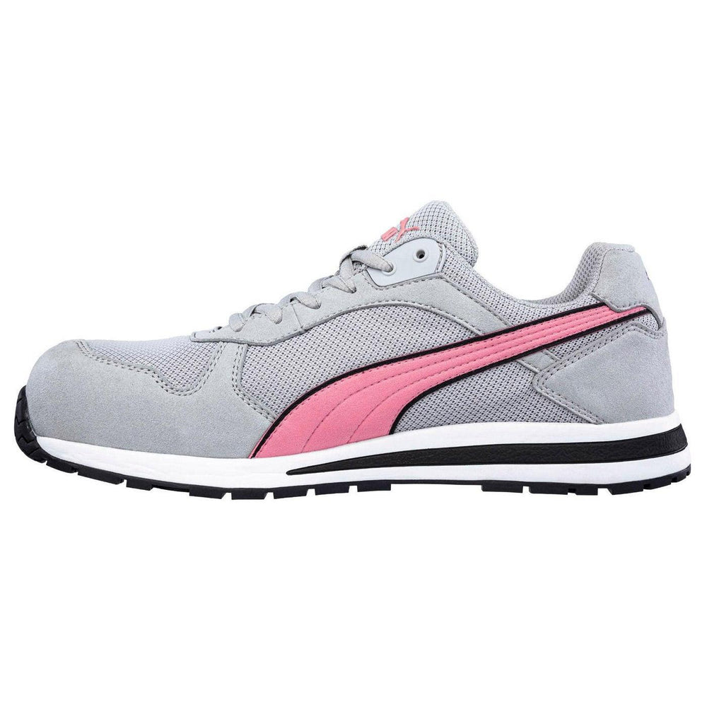 Puma Safety Frontside Grey Women’s Composite Toe Work Shoes – Pink image view 2
