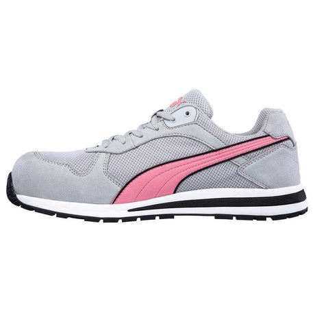 Puma Safety Frontside Grey Women’s Composite Toe Work Shoes – Pink image view 2