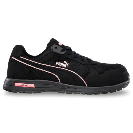 Puma Safety Frontside Black Women’s Composite Toe Work Shoes – Pink image view 1