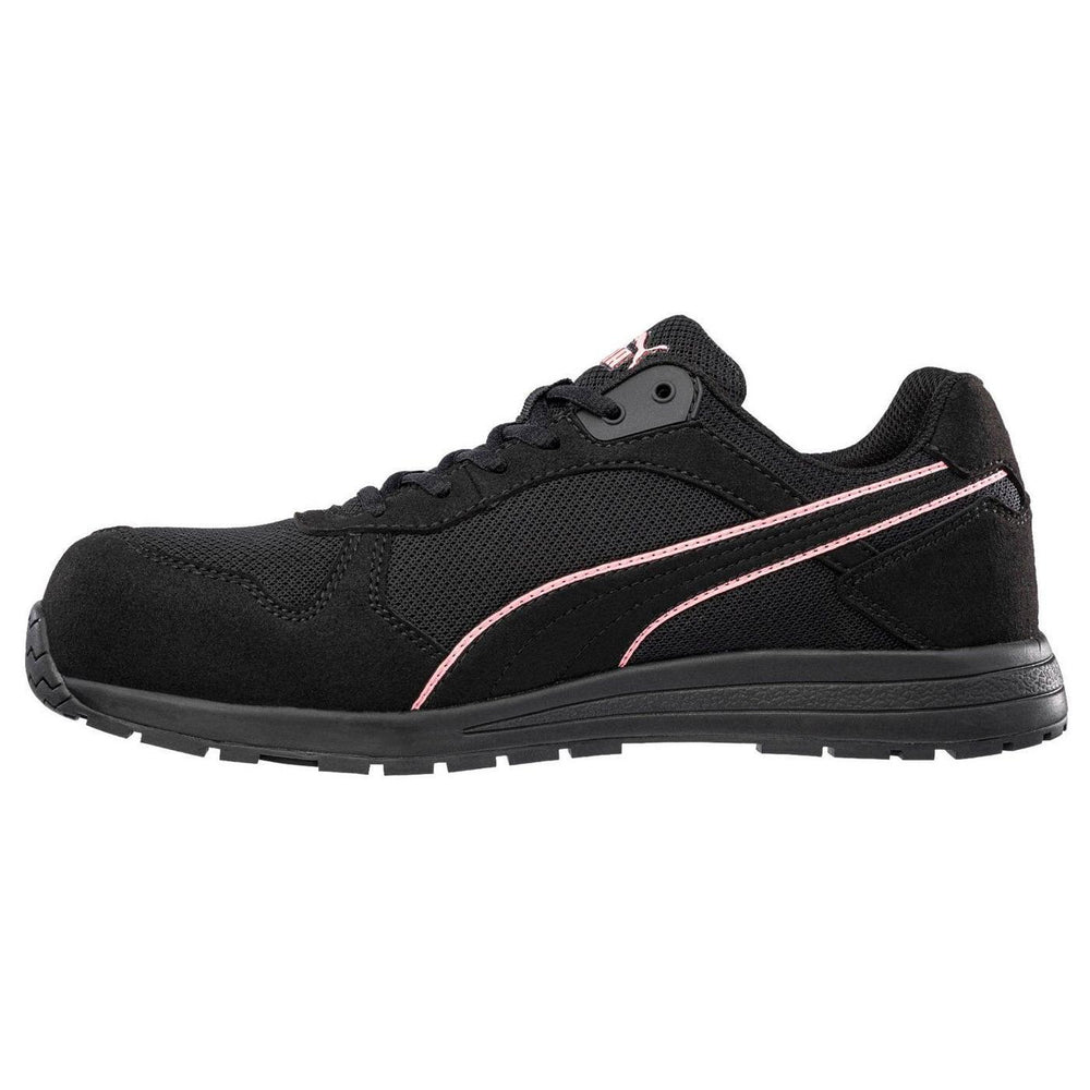 Puma Safety Frontside Black Women’s Composite Toe Work Shoes – Pink image view 2