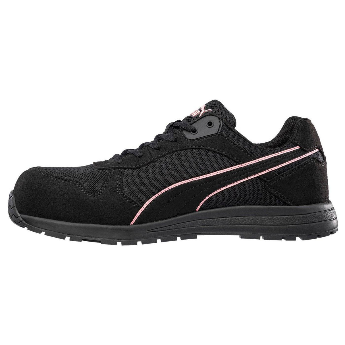 Puma Safety Frontside Black Women’s Composite Toe Work Shoes – Pink image view 2