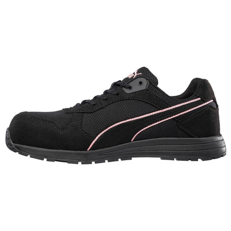 Puma Safety Frontside Black Women’s Composite Toe Work Shoes – Pink image view 2