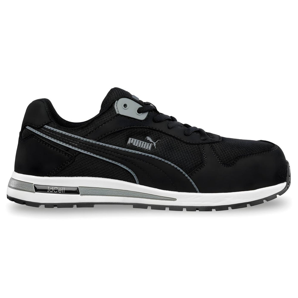 Puma Safety Frontside Black Composite Toe Work Shoes – Grey image view 1
