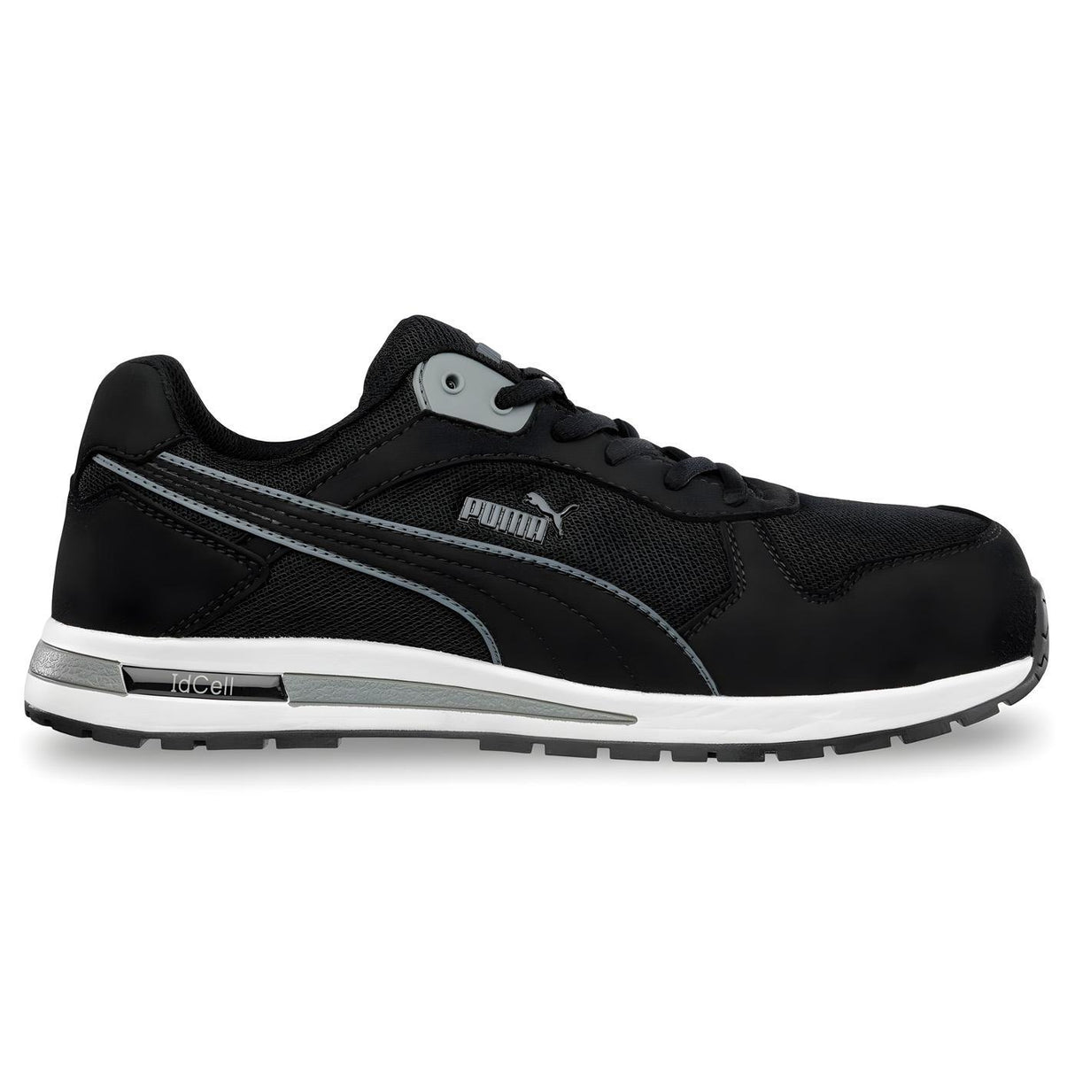 Puma Safety Frontside Black Composite Toe Work Shoes – Grey image view 1