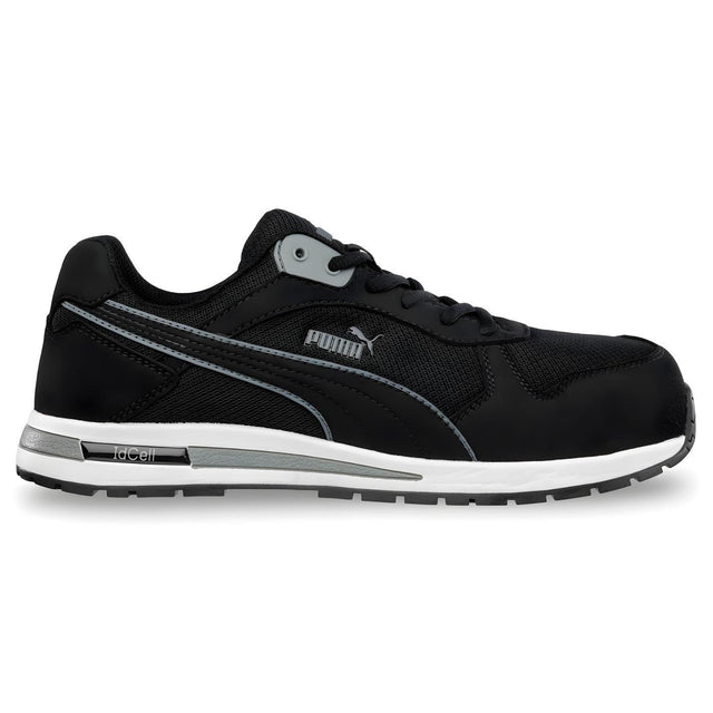Puma Safety Frontside Black Composite Toe Work Shoes – Grey image view 1