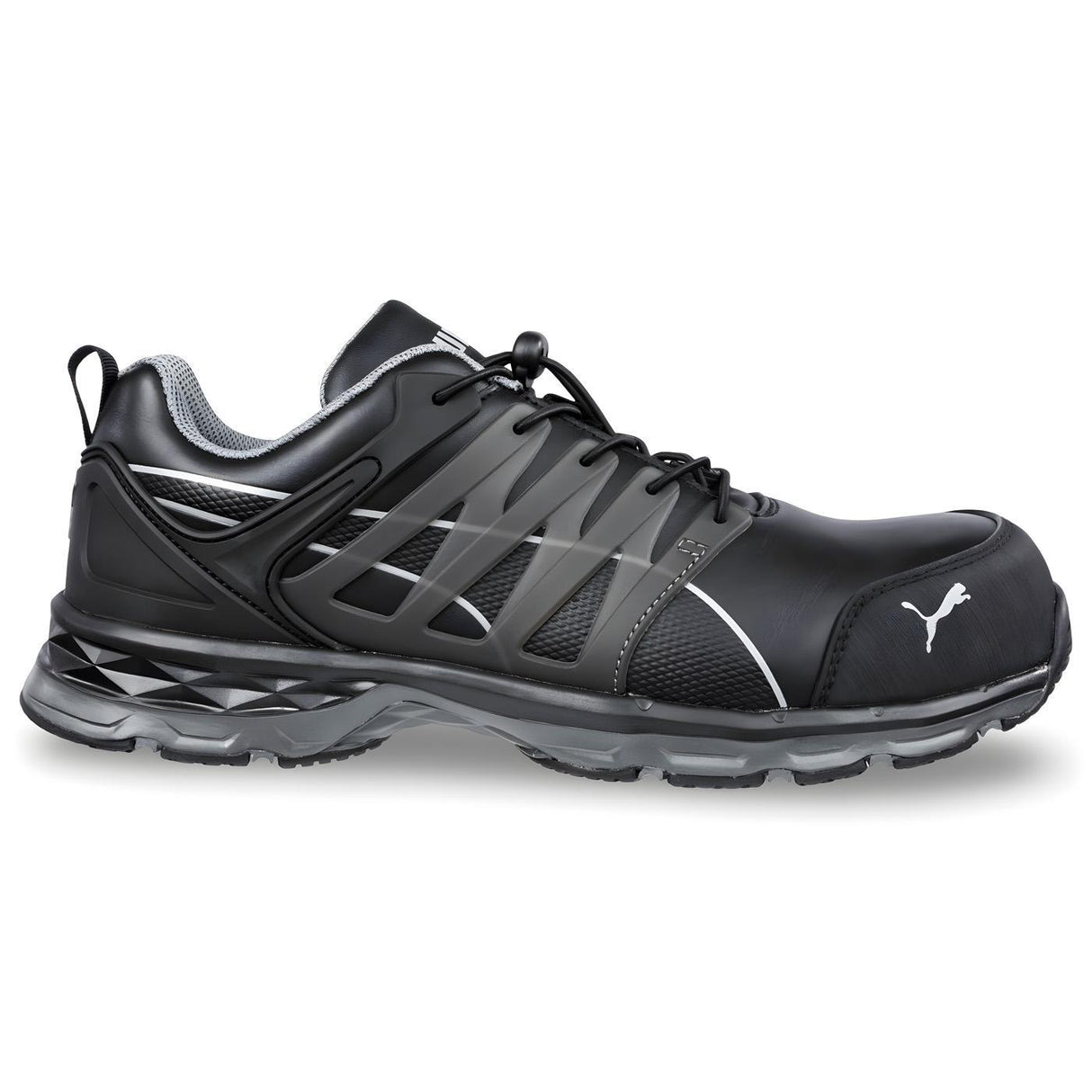 Puma Safety Velocity Composite Toe Work Shoes – Black image view 1