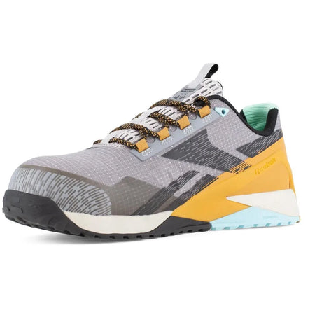 Reebok Nano X1 Adventure Work Athletic Composite Toe Silver, Grey, Clay, and Black RB348 inside view