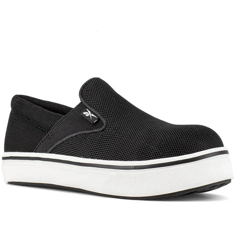 Reebok Women's Comfortie Slip On Comp toe Black RB725 Detail