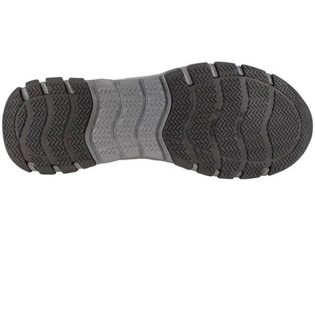 Reebok Women's Sublite Steel Toe Shoe Black with Grey RB416 outsole