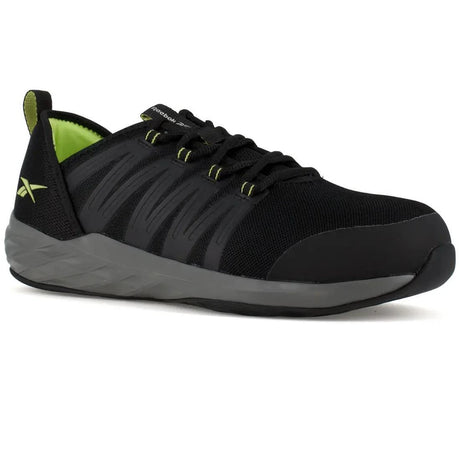 Reebok Work-Astroride Work Athletic Steel Toe Black and Neon Green-Steel Toes-2